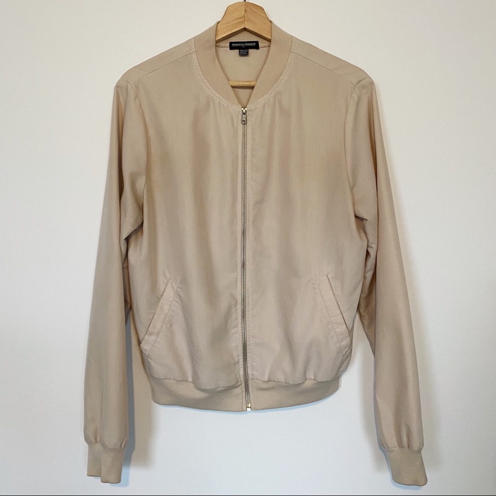 American Apparel Cream Bomber